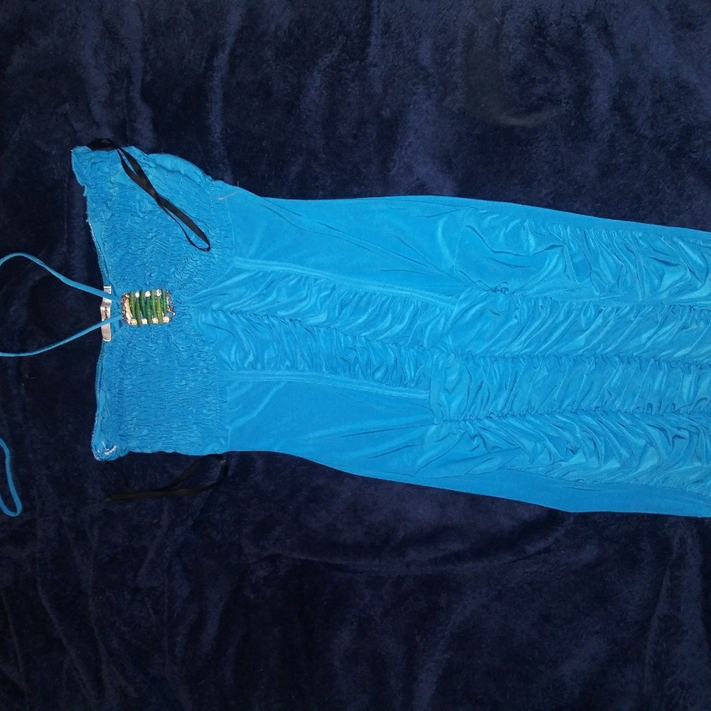 Blue dress